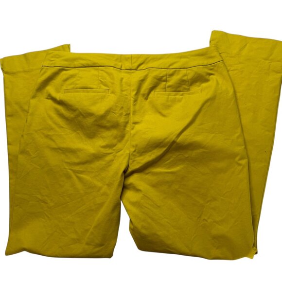 BODEN Women's Pants Yellow Size US 12R. Made in Turkey. 97% Cotton / 3% Elasta - Picture 12 of 13